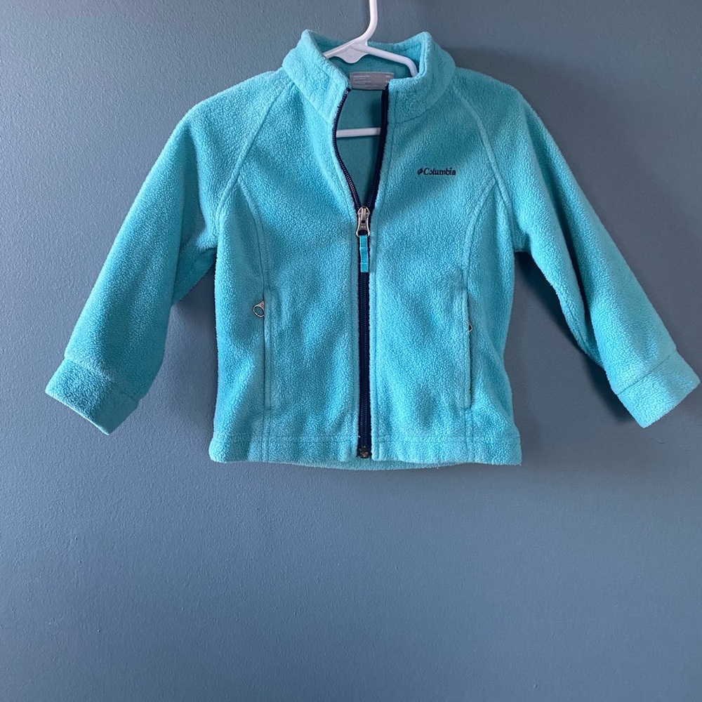 Columbia Teal Fleece Jacket